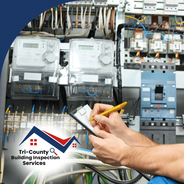 An inspector evaluating a home’s electrical system.